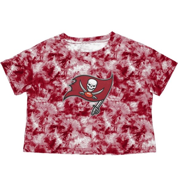 "FOCO NFL Tampa Bay Buccaneers Women's Crop Top - Medium" - Picture 3 of 4
